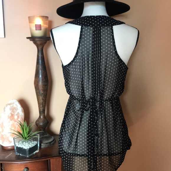 Poka dot mesh tank - Picture 4 of 5